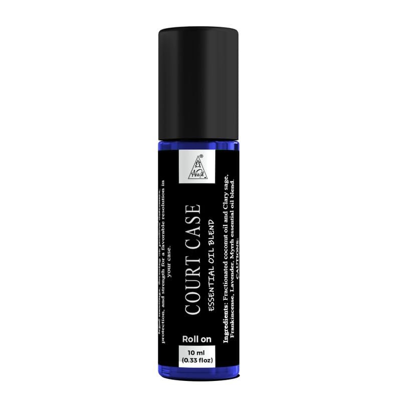 Anshil Court Case Essential Oil Blend Roll-On | Invite justice and clarity | Energized with Reiki | Aromatherapy Roll-On (10ml)