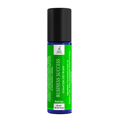 Anshil Business Success Essential Oil Blend Roll-On | Unlock growth and prosperity | Energized with Reiki | Aromatherapy Roll-On (10ml)
