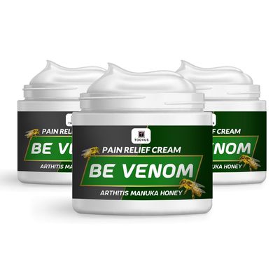 3 PCS Bee Venom Cream, Bee Venom Advanced Joint and Bone Cream, Bee Venom Joint Gel, New Bee Venom Professional Cream, Bee Venom Joint Relief Cream for Back, Knee, Hands, Neck, Feet