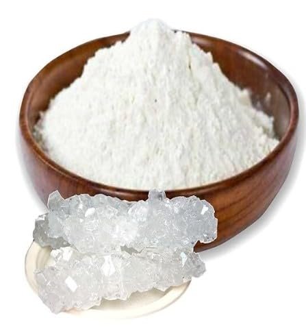 Khyati Naturals Organic & Pure Dhaga Mishri Powder | Rock Candy, Thread Sugar, Patika Bellam Dhage Wali Mishri (900g) | Natural Sweetener & Traditional Sugar Alternative