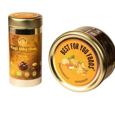 Best For You Foods - Ragi Laddu, Good for kids| Sugar Free| No added sugar| Gluten Free| Desi Cow Ghee | Antioxidants Rich| Homemade| Fresh to Order| Prepared Traditionally (250 and 500 Gram)