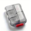 DALVADI Double Layer Pill Organizer Pill Case with 10 Compartments Portable Mini Travel Pills Box Medicine Carry Box Seal Storage Container Holder for Outdoor Camping Home Travel view 4