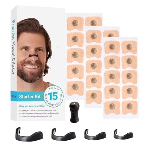 MOKRUSH Magnetic Nasal Strips for Breathing | Anti Snoring Nose Clip | Skin Safe Sleep Nasal Strips | Nasal Dilators For Breathing | Instant Releif From Snoring | Snore Stopper | Anti Snoring Nose Clip | Anti Snoring Devices For Men | Boost Oxygen In