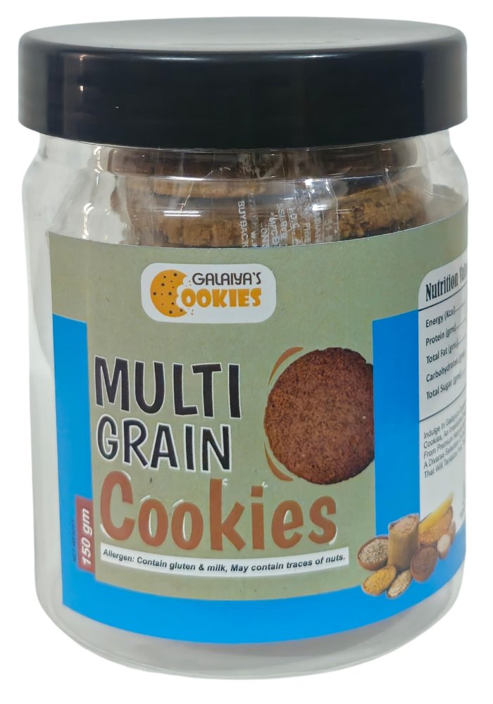 Galaiya's Cookies Multigrain Cookies Freshly Baked Biscuits, Whole Wheat, No Preservatives, No Palm Oil, Crunchy Treat