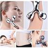 3D Massager Face Stone Roller Massager with Gua Sha Jade Stone,Ice Roller and 3D Massager Roller Set Facial Combo For Skin Eye Body Ice Cube Women Men Reusable (Ice Roller + Stone Roller + 3D Roller) view 3