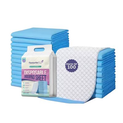Favourite Care Professional Adult Underpads - 90x60 cm, 100 Pcs | Extra Absorbent for Hospitals and Home Care