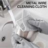 Gold Rock Field Scrubber for Utensils, Steel Scrubber for Kitchen, Scrub Pad, Multipurpose Wire Dishwashing Rag for Heavy-Duty & Delicate Cleaning (Pack of 3) view 2