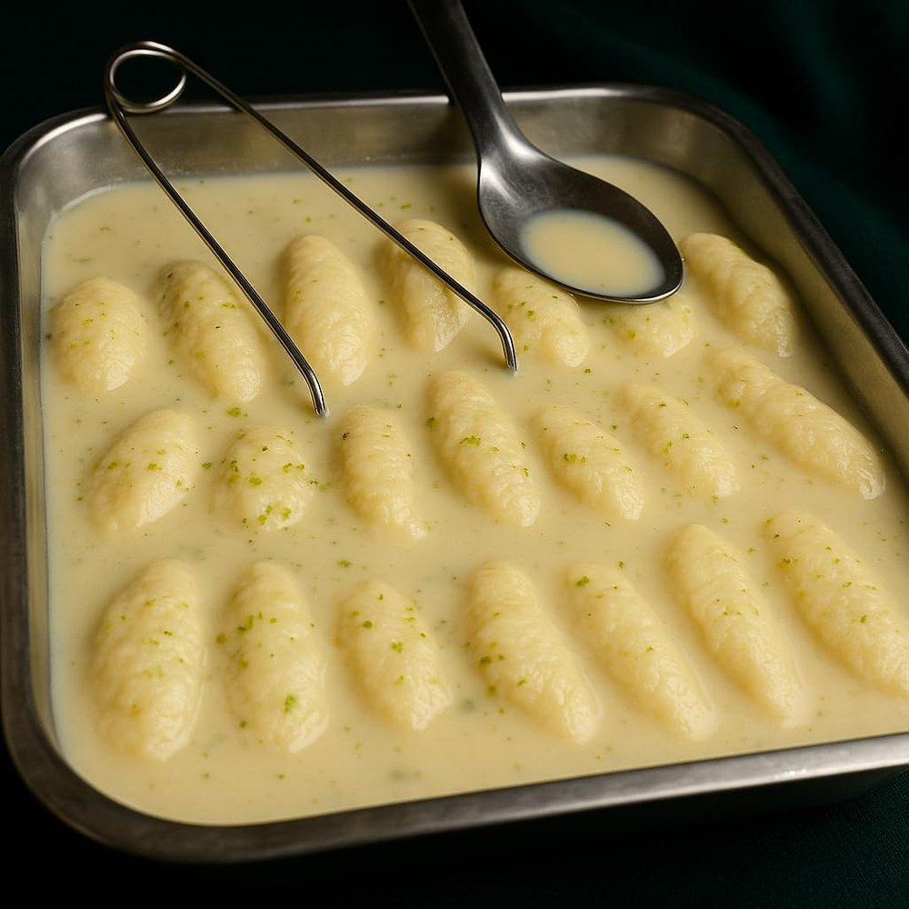 BANGLARMISTI Nolen Gur CHENAR DUDHPULI | Traditional Bengali Sweets, Soft, Juicy & Lightly Sweet, Heavenly Taste, Delicious & Fresh, No Preservatives Added, Delivered Directly from Kolkata to All Over India, 10pcs Pack
