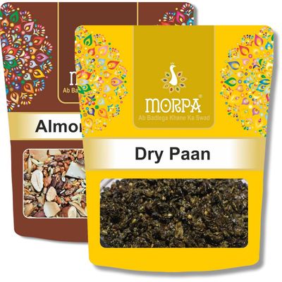 Almond Dry Fruit Delight Assorted Digestive Mouth Freshner & Sweet Banarasi Meetha Dry Paan Mukhwas (200g each) |Refreshing Breath and Healthy Digestion | Mouth Freshener, Digestive, After-Meal Snack