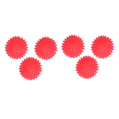 UniMarket Laundry Ball, Reduce Static Electricity Reusable Washing Machine Balls for Household red