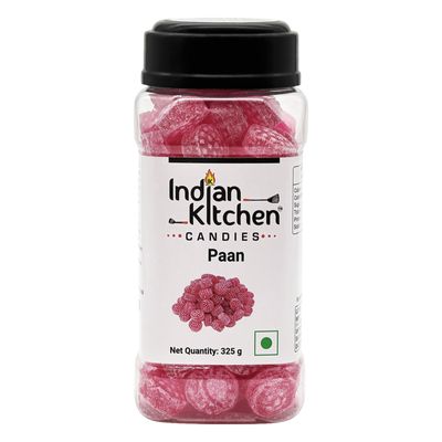 Indian Kitchen Paan Candy 325g | Experience the Rich, Sweet, and Refreshing Taste of Authentic Paan Flavors | A Delightful Candy Snack for All Ages