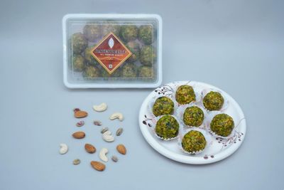 DATES DELITE || 250 gram || Dry Fruits Laddu || Dru fruit Laddu Made with Cashews, Almonds, Gulkand and Pure Ghee || Energy Bite & Healthy Snacks with Goodness of Dry Fruits || Healthy Delicious Indian Sweets (Pack of 1)