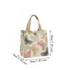 LOOM TREE Lunch Bag Handbag Reusable Stylish Canvas Tote Bag For Vacation Picnic Beach Butterfly | Womens Handbags & Bags view 2