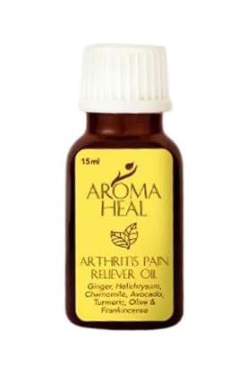 AROMA HEAL 100% Organic Arthritis Reliever Oil | Natural Pain Relief | Massage Oil for Knees, Back, and Joints | Soothing Herbal Blend for Quick Relief | 50ml
