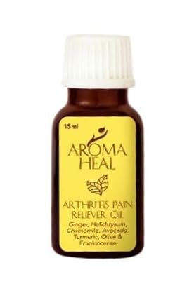 AROMA HEAL 100% Organic Arthritis Reliever Oil | Natural Pain Relief | Massage Oil for Knees, Back, and Joints | Soothing Herbal Blend for Quick Relief | 50ml