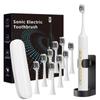 Fairir Sonic Electric Toothbrush with 10 Brush Heads for Adults and Children, Up to 30 Days on a Single Charge, 5 Modes, Built-in 2-Minute Smart Timer, IPX8 Waterproof Electric ToothbrushWhite view 1