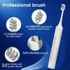 Fairir Sonic Electric Toothbrush with 10 Brush Heads for Adults and Children, Up to 30 Days on a Single Charge, 5 Modes, Built-in 2-Minute Smart Timer, IPX8 Waterproof Electric ToothbrushWhite view 4
