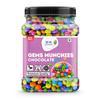 BK KART Gems Munchies Chocolate Buttons for Cake Decoration - Bright Colourful Truffles & Chocolate Buttons in Jar Pack - Perfect for Cakes, Cupcakes, and Desserts - Bold & Fun Colours (250gm) view 1