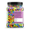 BK KART Gems Munchies Chocolate Buttons for Cake Decoration - Bright Colourful Truffles & Chocolate Buttons in Jar Pack - Perfect for Cakes, Cupcakes, and Desserts - Bold & Fun Colours (500gm) view 3
