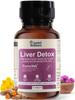 Ambic Wellness Liver Detox Supplement I Milk Thistle Tablet for Fatty Liver Detox I Clinically Researched Curcuvail acts as Liver Cleanser - 15 Tablet view 1