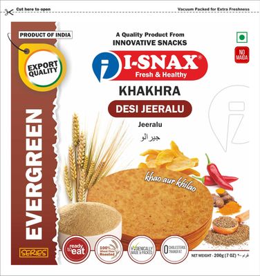 I-SNAX Desi Jeeralu Khakhra