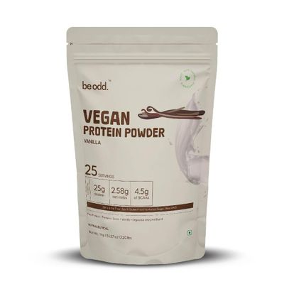 Be Odd Vegan Protein Powder | Quality Pea Protein Isolate | Sugar-Free, Easy to Digest |100% Natural Plant Protein | For Men & Women | 25gm per serving