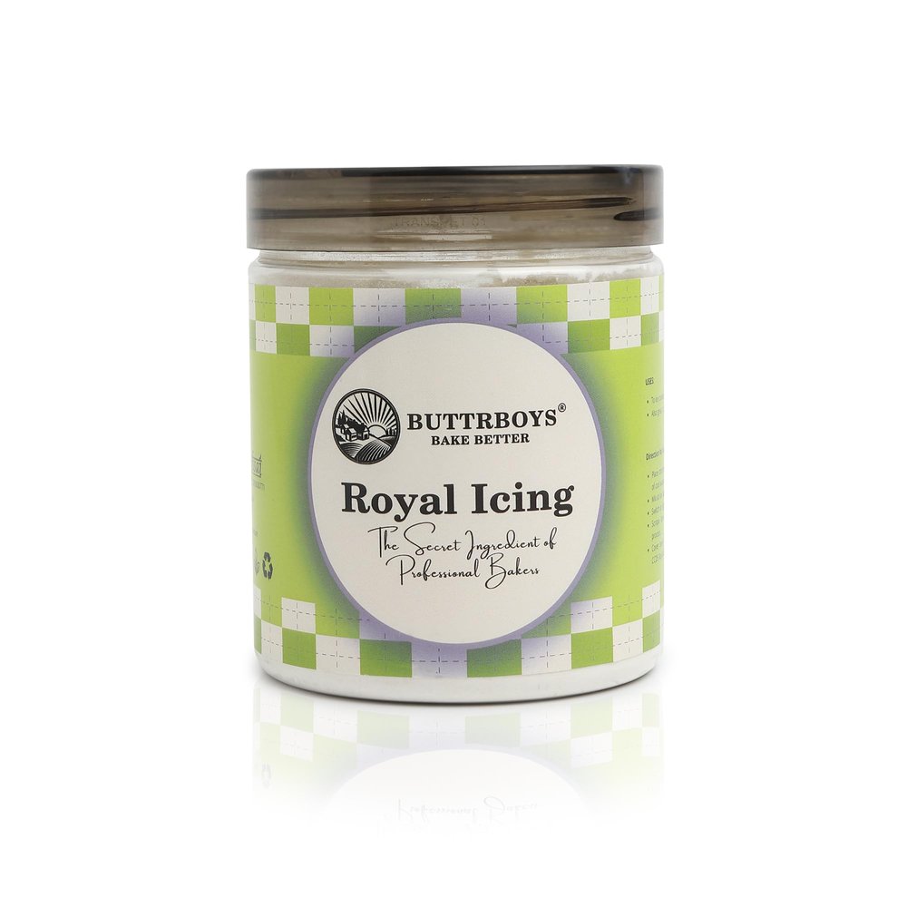 ButtrBoys Royal Icing Mix, 250g Perfect for eggless icing on cookies, cakes, pops. cake decorators