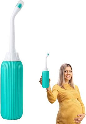 Pozet bidet for toilet 500ML Plastic Retractable Handheld Water Spray Bidet Easy-to-use Portable Bidet with Angled Nozzle Spray, Travel Bag (Multicolor)