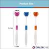 DIALDRCARE Tongue Scraper for Adults, Tongue Cleaners for Reduce Bad Breath, Oral Dental Scraper - Fresher Breath (MULTI) view 2