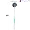 DIALDRCARE Tongue Scraper for Adults, Tongue Cleaners for Reduce Bad Breath, Oral Dental Scraper - Fresher Breath (GREY) view 2