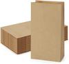 Greennest Square Bottom Paper Bags for Food | Flat Bottom Pouch | Food Grade Carry Bag | Disposable Eco-Friendly Paper Pouch | Brown Grocery Bag Bulk | Kraft Paper Bag (10x12x4in) Pack of 25 view 1