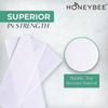 HoneyBee Women's Non-Woven Unisex Plain Waxing Strips Hair Removal for Wax of Legs, Arms, Underarms, Full Body | For All Skin Types | Hair-Free Smooth Skin, Gentle Hair Removal wax Strip - Pack of 200 view 3