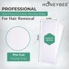 HoneyBee Women's Non-Woven Unisex Plain Waxing Strips Hair Removal for Wax of Legs, Arms, Underarms, Full Body | For All Skin Types | Hair-Free Smooth Skin, Gentle Hair Removal - Pack of 100 view 2