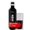 AGHORA Black Alkaline Water - 1 Liter | Natural, Organic, Vegan, Gluten-Free, Non-GMO, Lactose-Free | Enriched with 77+ Trace Minerals & Strong Electrolytes (1 Liter (Pack of 5+1 Free)) view 1