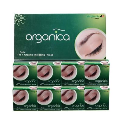 MAHABHIR ENTERPRISE Organica Eyebrow Hair Remover Cotton Threading Organic Threads -8 Spool