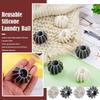 3Pcs Laundry Ball Silicone Clothes Hair Cleaning Tool Pet Hair Remover Laundry Lint-and-Pet-Hair-Remover-Balls-for-Washing-Machine Reusable Cat Washing Hair Ball Catcher Laundry Machine view 3