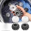 2Pcs Reusable Laundry Ball White Gray Laundry Dryer Balls for Laundry Clothes Fabrics Reduce Wrinkles Silicone Tidy Clothes Deep Cleaning Anti-Winding view 1