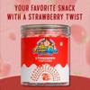 Time Out Popcorn Strawberry and Chessy Peri Peri Flavoured Popcorn, Healthy Ready to Eat Snack, Gourmet, Pack of 2 x 175g view 3