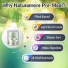 Naturamore Premeal Nutrition 200 gm | High Protein with 23 Vital Nutrients| Gluten-Free, No Sugar, Non-GMO, High Fibre | Enriched with Traditional Indian Herbs for Digestion & Wellness view 3
