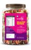 Krishival Nuts Healthy Nut Mix 1 KG | Premium Trail Mix | Mixed Seeds with Dry Fruits | Almonds | Cashews | Pistachios | Pumpkin Seeds | Raisins | Cranberries, Reusable Jar view 2