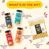 Time Out Popcorn DIY Gift Hamper Kit, Popcorn Kernels (Maize) 400g with 4 seasoning Mexican Cheese, Spicy Cheese, Sour Cream Onion & Popcorn Masala view 2