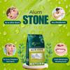 Brijbooti Alum Stone 800 Grams - Fitkari Stone for Skin Tightening, Shaving & Teeth Care - Phitkari Stone - Padikaram - Sphatika - White Fitkari Crystals, FSSAI, GMP, ISO Certified view 2