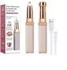Eyebrow Trimmer for Women - 2in1 Facial Hair Remover Machine with Replaceable Heads, Hair Removal Machine For Women For Eyebrows, Face, Lips, and Nose Hair Remover with Light (Diamond-Multicolour) view 1