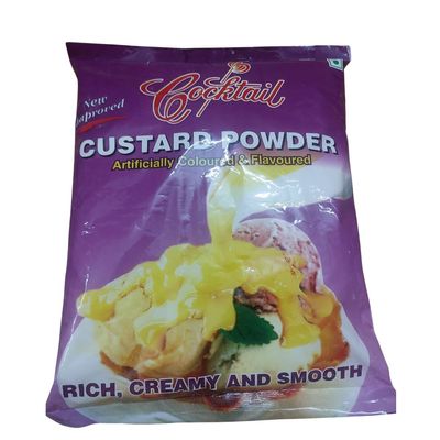 Cocktail Custard Powder |Vannila Flavour| Makes Smooth & Creamy Custard | Contains Quality Ingredients | Best for Fruit Salads & Puddings | Contains No Eggs | Easy to Make | 1Kg