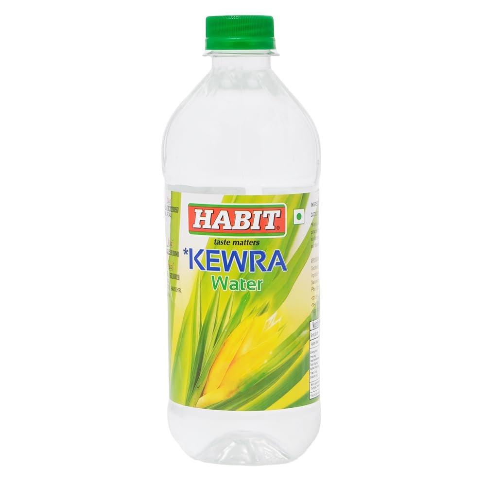 HABIT Kewra Water 500ml x Pack of 2 | Kewra/Kewda water for cooking | Sweet & Pleasant Aroma | essence for food | essence for biryani | Ideal for Cooking & Flavoring