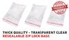 RAMYA Zip lock bags Transparent (1.5"X 2") (1200 Ziplock Pouch) view 3