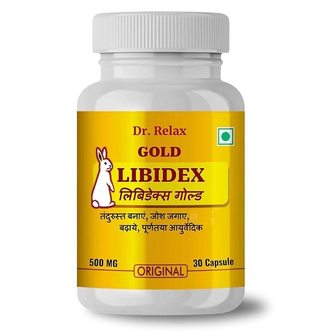 24K Gold Libidex40 UP Multivitamin Capsules for Men Original - Ayurvedic Health Suppliment Tablet With Swaran Bhasam - Enriched with 17 Essential Minerals for Health