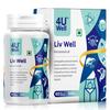 4UWell Liv Well tablets 500mg | Milk Thistle Extract Capsules for Liver Health, Detox & Cleansing | Herbal Liver Support Supplement for Men & Women - 60 Capsules view 1