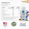 4UWell Liv Well tablets 500mg | Milk Thistle Extract Capsules for Liver Health, Detox & Cleansing | Herbal Liver Support Supplement for Men & Women - 60 Capsules view 2