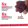 CAFOCO Cranberry Loaded Energy Bites with No Added Sugar, Fibre Nutrition, No Preservatives, Healthy Snack Bites with Cashew, Cranberry, Cocoa, Dates & Plant Protein Powder (Pack of 12x30g Each) view 4